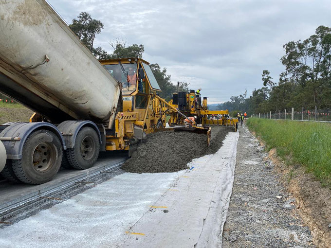 20mm placed over cut wall